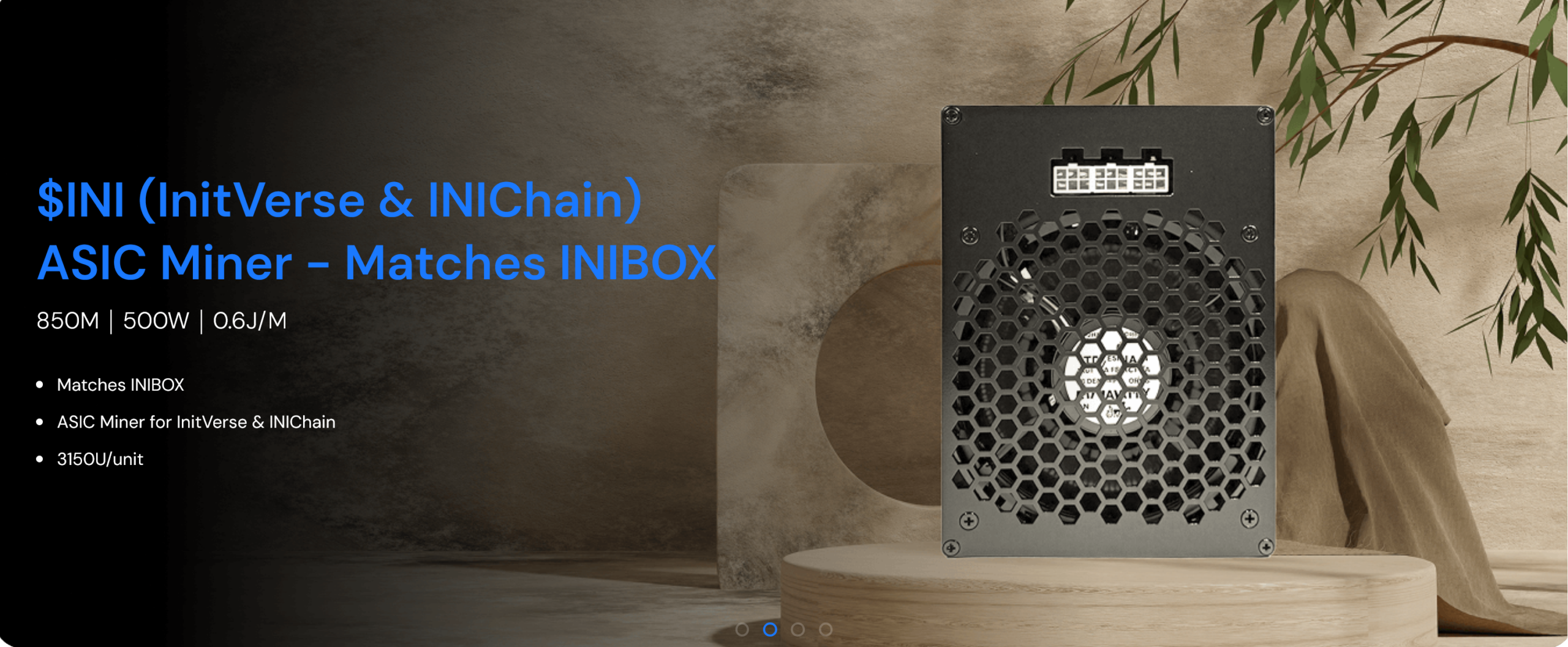 Pinecone Matches INIBOX PRO Initverse Miner​