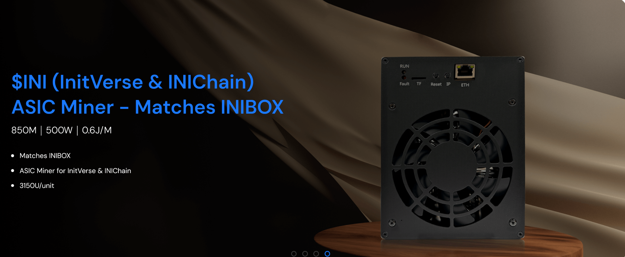Pinecone Matches INIBOX Initverse Miner​